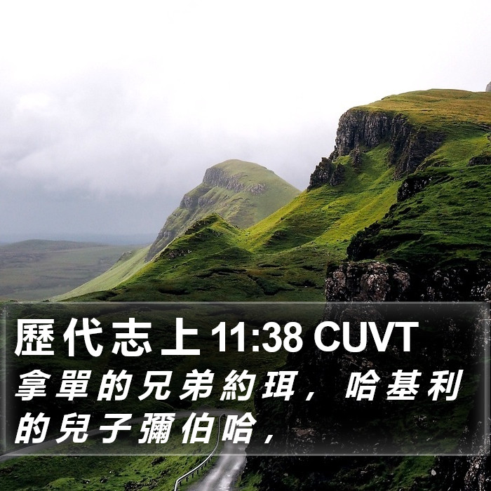 歷 代 志 上 11:38 CUVT Bible Study