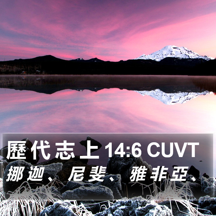 歷 代 志 上 14:6 CUVT Bible Study