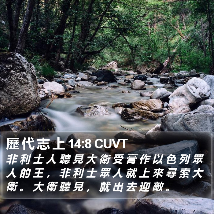 歷 代 志 上 14:8 CUVT Bible Study