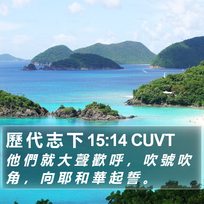 歷 代 志 下 15:14 CUVT Bible Study