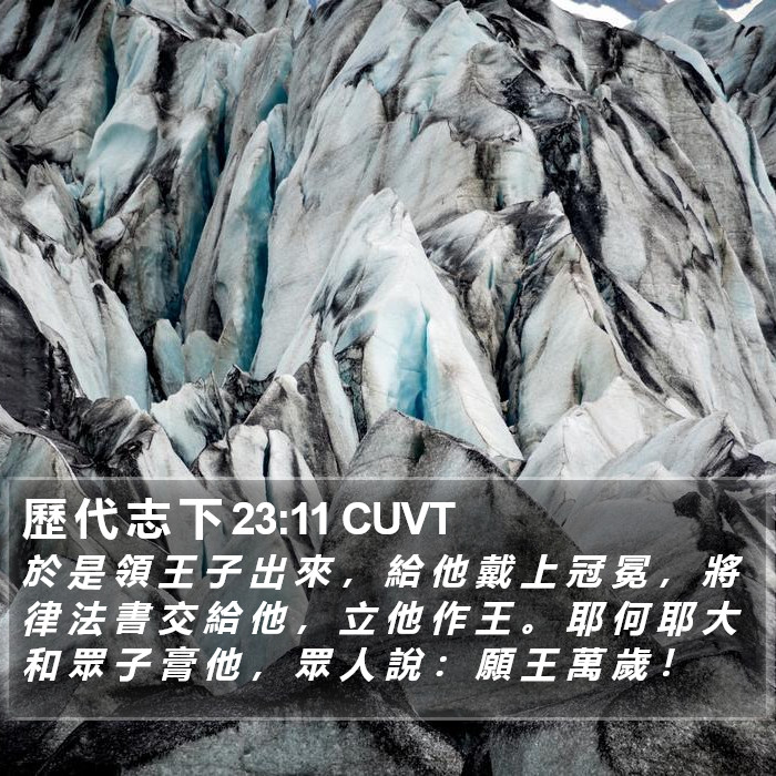 歷 代 志 下 23:11 CUVT Bible Study