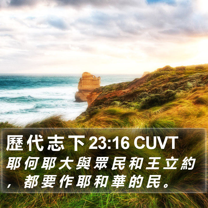 歷 代 志 下 23:16 CUVT Bible Study