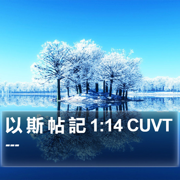 以 斯 帖 記 1:14 CUVT Bible Study