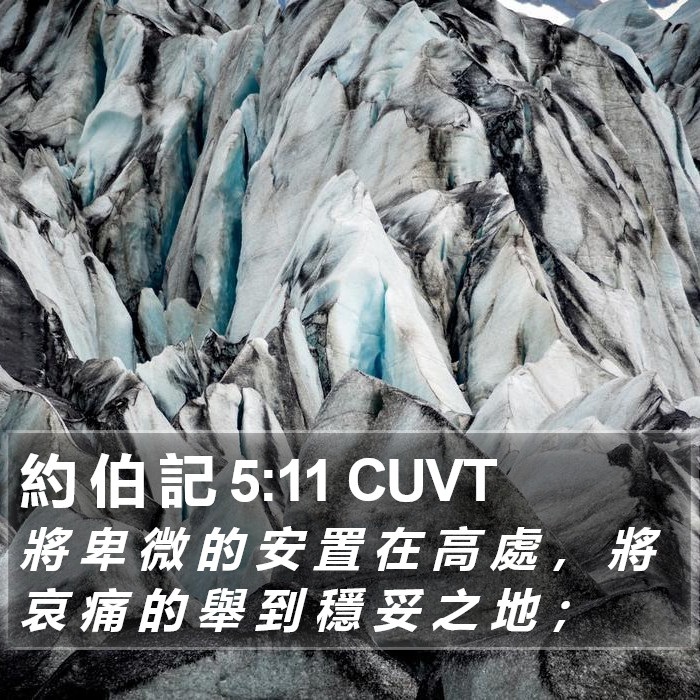 約 伯 記 5:11 CUVT Bible Study