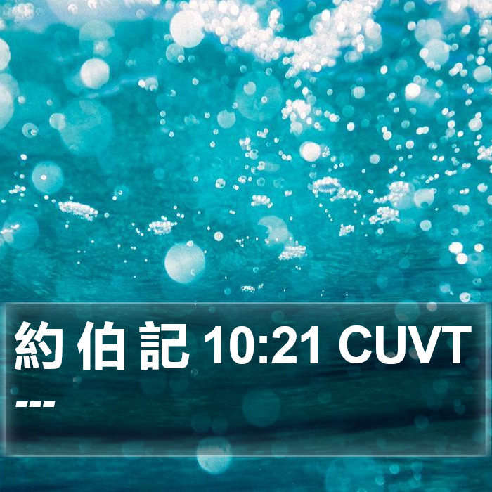 約 伯 記 10:21 CUVT Bible Study