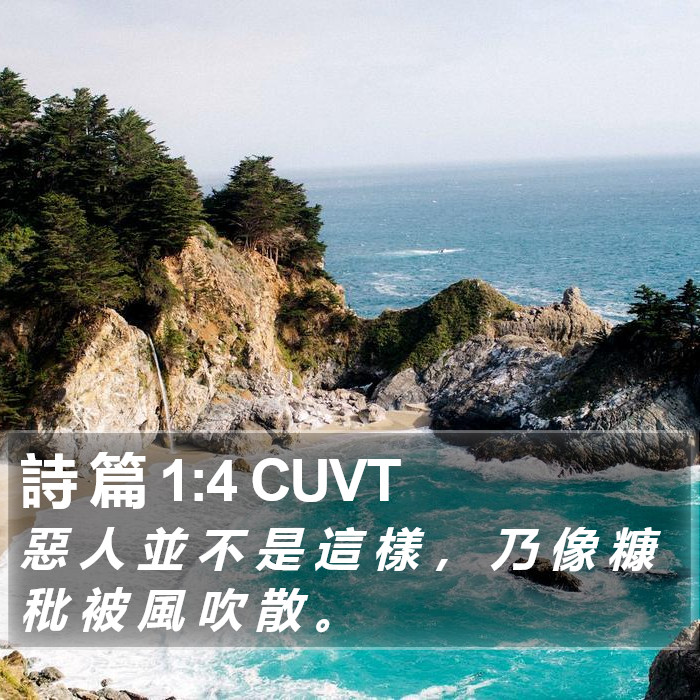 詩 篇 1:4 CUVT Bible Study