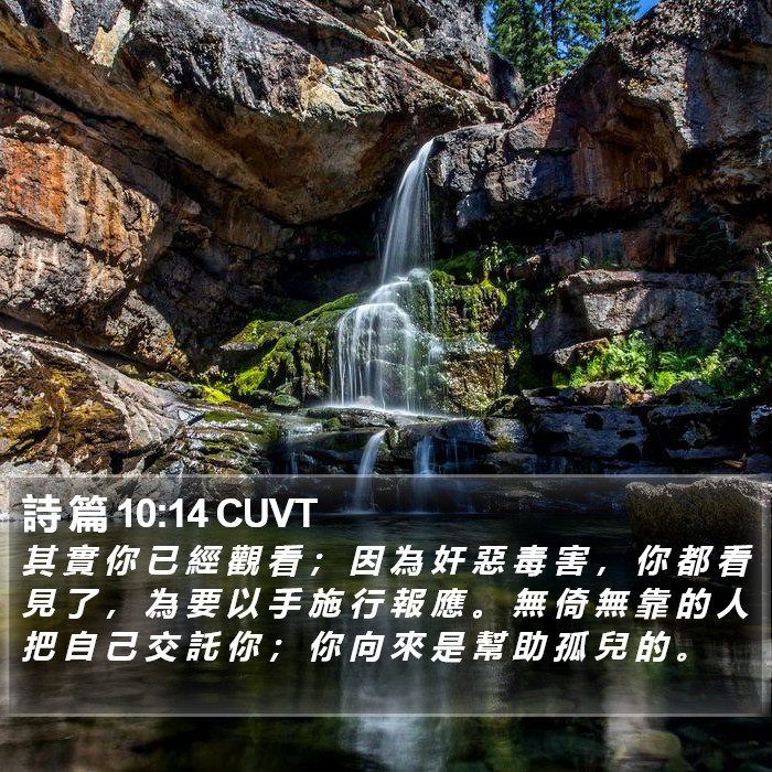 詩 篇 10:14 CUVT Bible Study