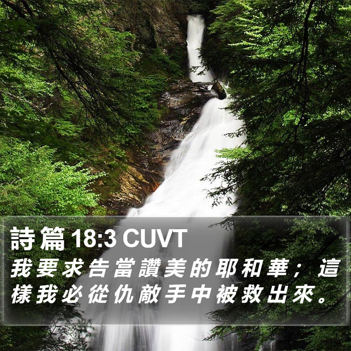 詩 篇 18:3 CUVT Bible Study