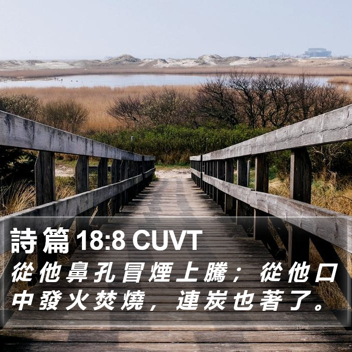 詩 篇 18:8 CUVT Bible Study