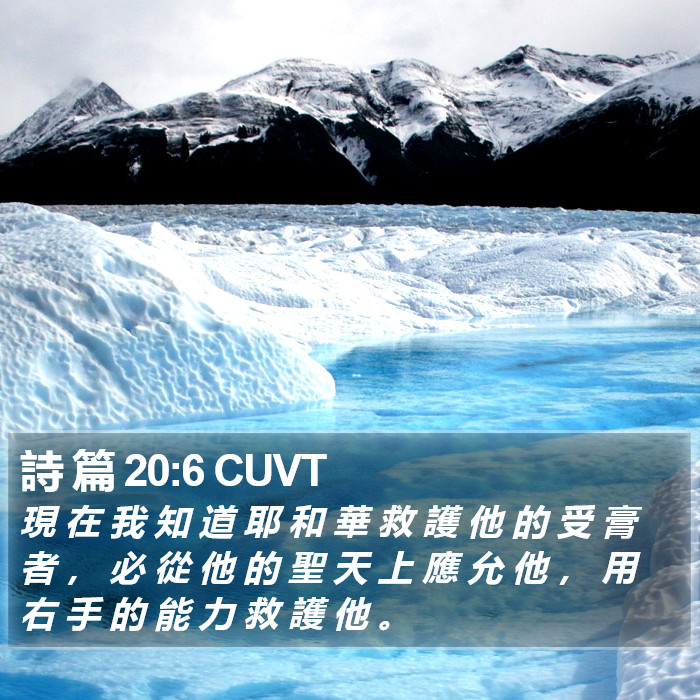 詩 篇 20:6 CUVT Bible Study