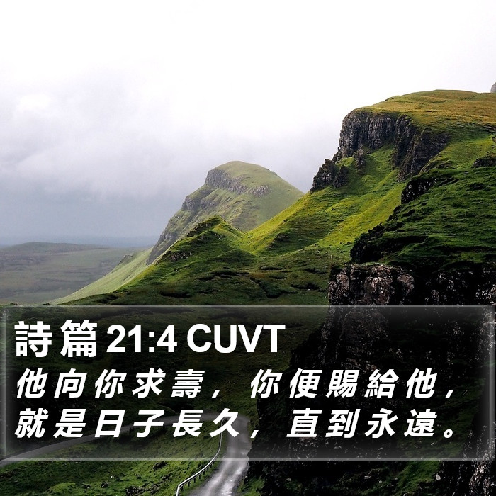 詩 篇 21:4 CUVT Bible Study