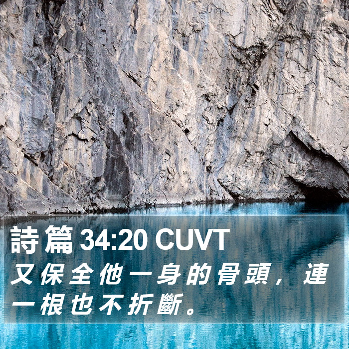 詩 篇 34:20 CUVT Bible Study