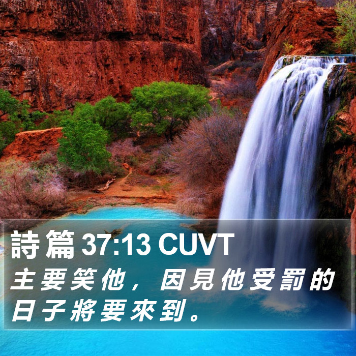 詩 篇 37:13 CUVT Bible Study