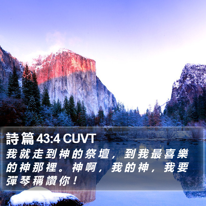 詩 篇 43:4 CUVT Bible Study