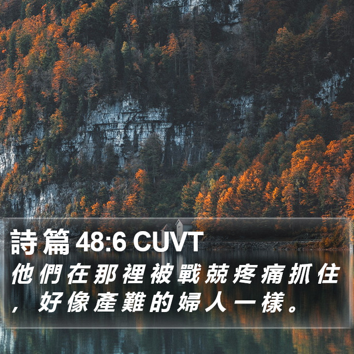 詩 篇 48:6 CUVT Bible Study