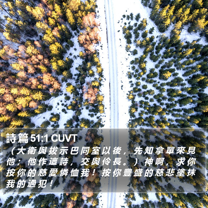 詩 篇 51:1 CUVT Bible Study