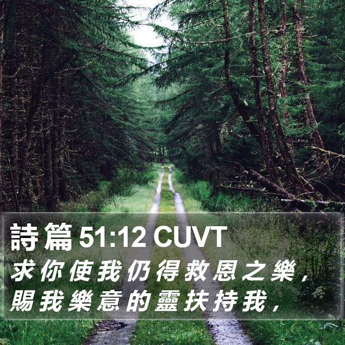 詩 篇 51:12 CUVT Bible Study