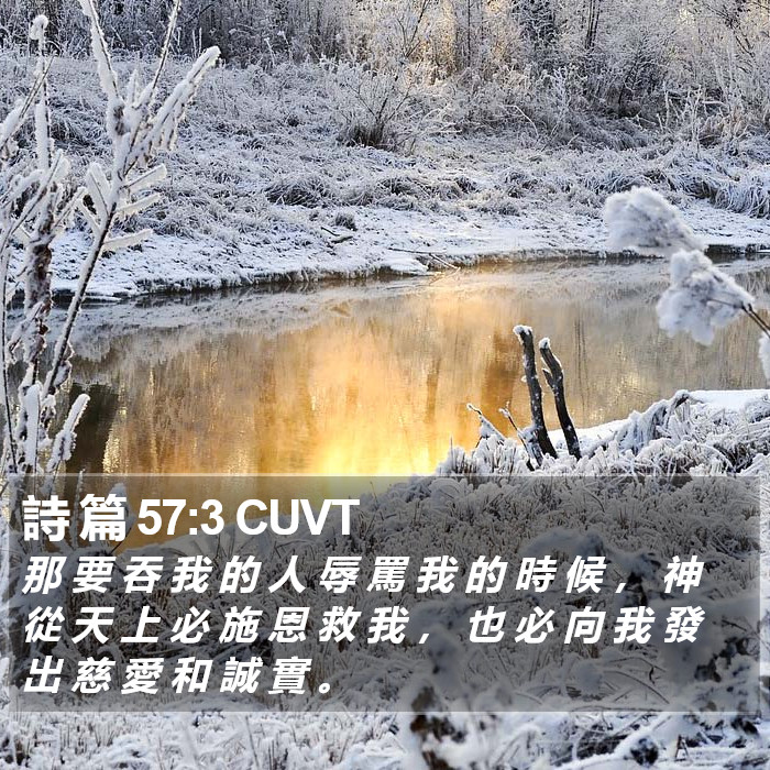 詩 篇 57:3 CUVT Bible Study