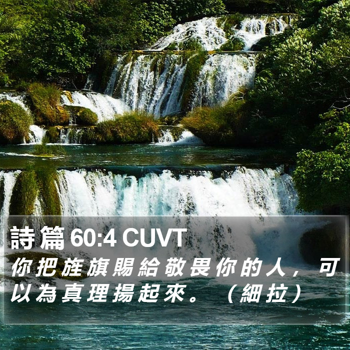 詩 篇 60:4 CUVT Bible Study