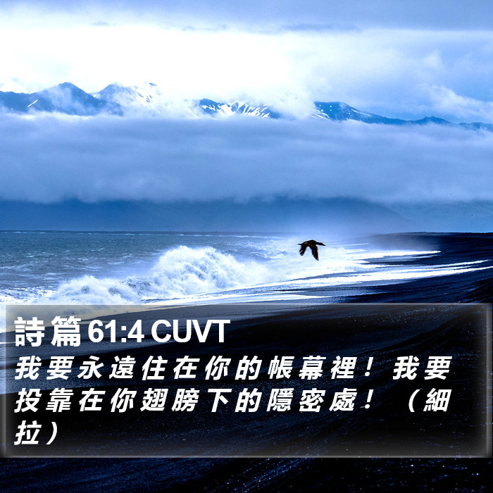 詩 篇 61:4 CUVT Bible Study