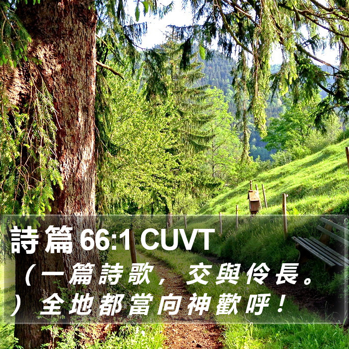 詩 篇 66:1 CUVT Bible Study