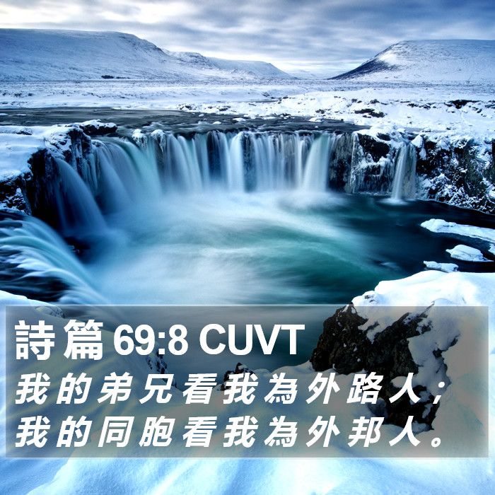詩 篇 69:8 CUVT Bible Study