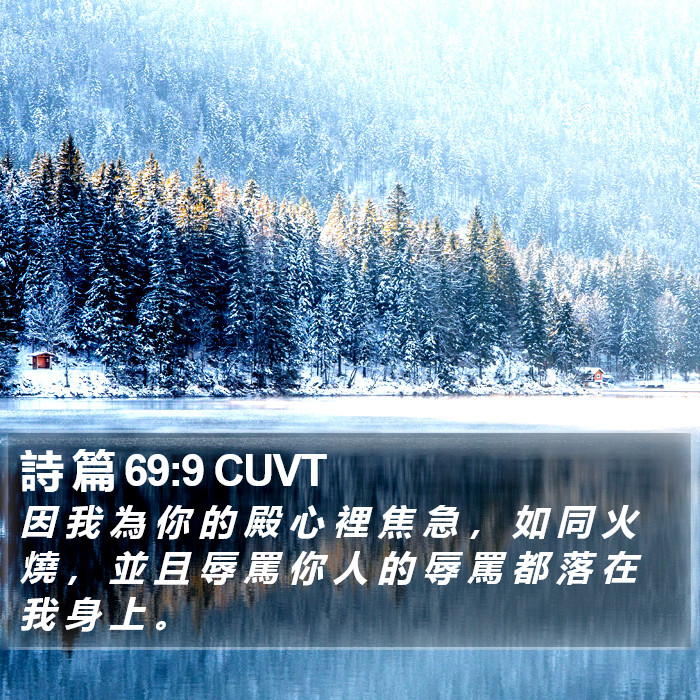 詩 篇 69:9 CUVT Bible Study