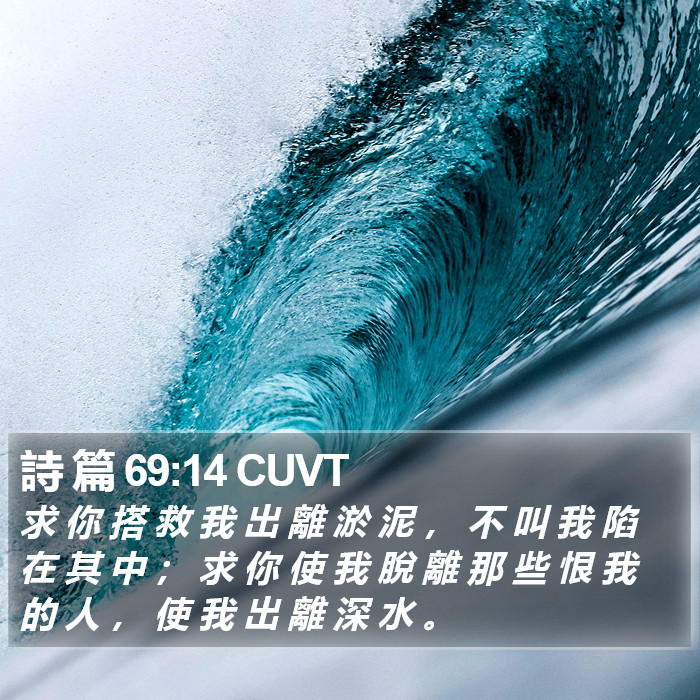詩 篇 69:14 CUVT Bible Study