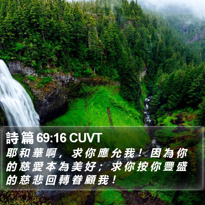 詩 篇 69:16 CUVT Bible Study