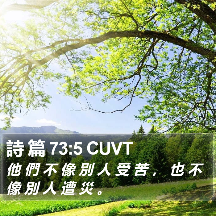 詩 篇 73:5 CUVT Bible Study