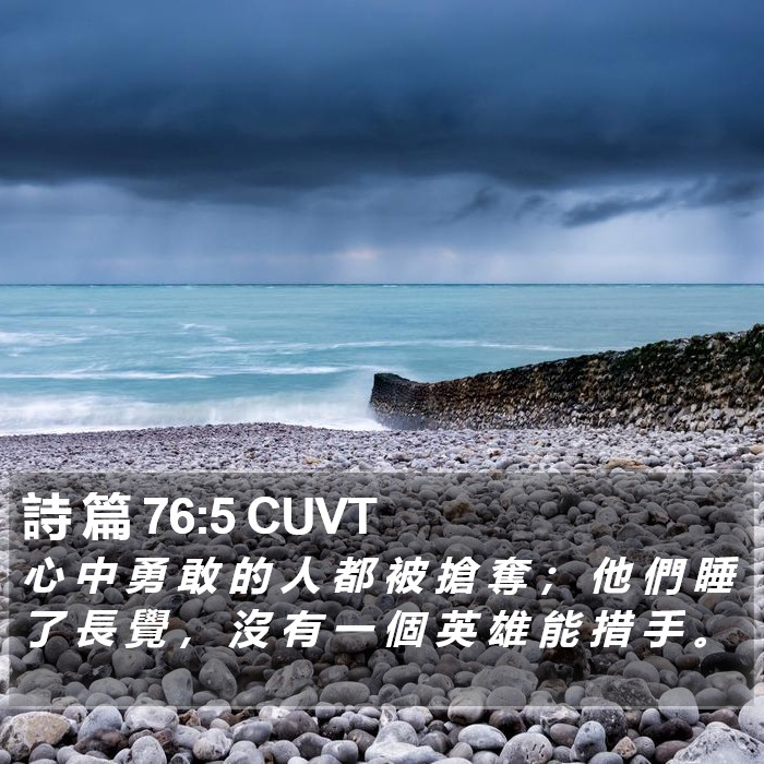 詩 篇 76:5 CUVT Bible Study