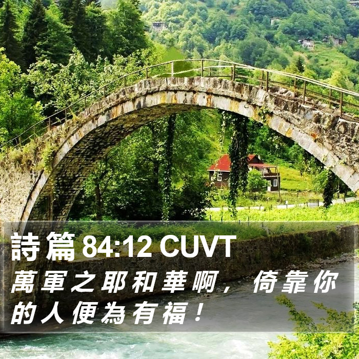 詩 篇 84:12 CUVT Bible Study