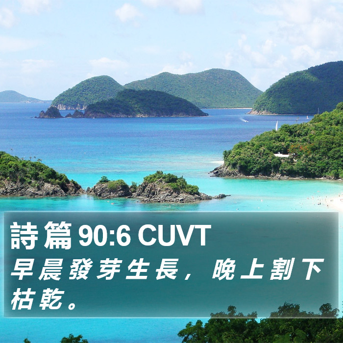 詩 篇 90:6 CUVT Bible Study