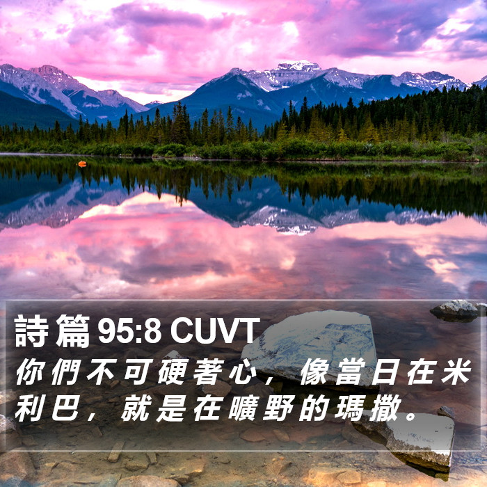 詩 篇 95:8 CUVT Bible Study