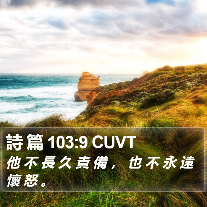 詩 篇 103:9 CUVT Bible Study