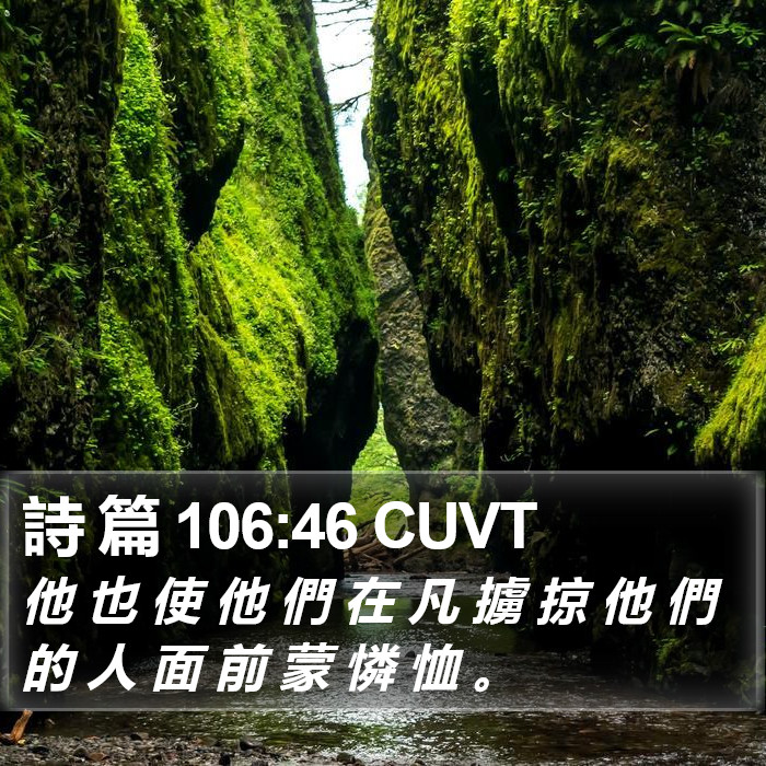 詩 篇 106:46 CUVT Bible Study