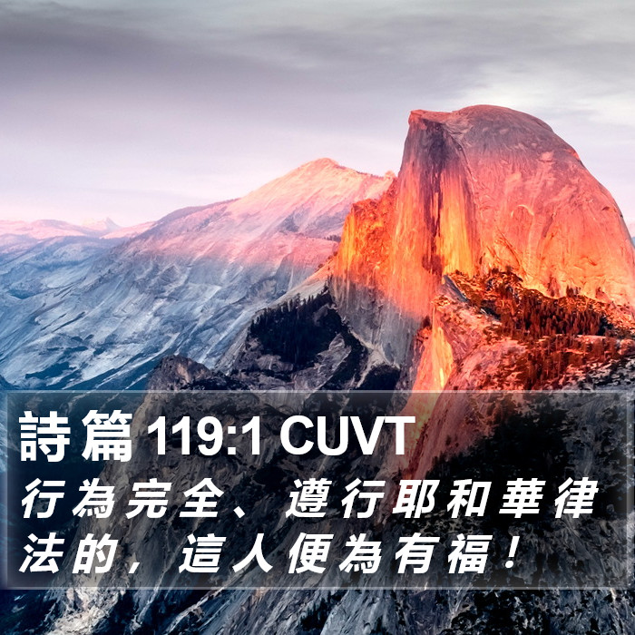 詩 篇 119:1 CUVT Bible Study