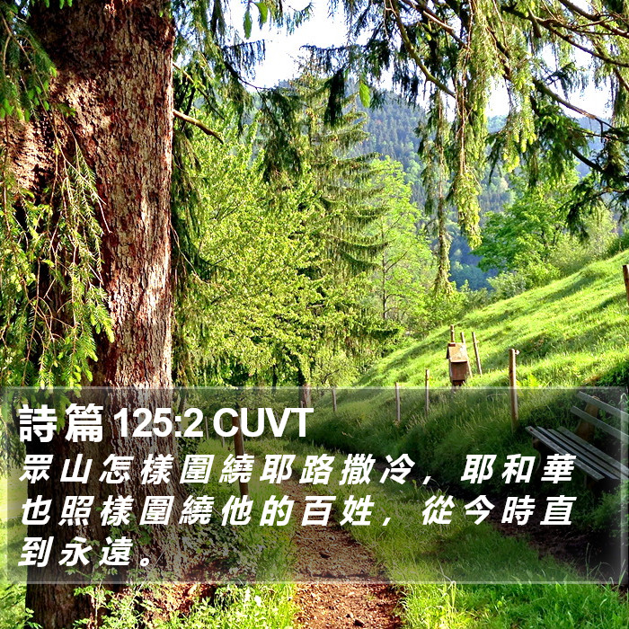 詩 篇 125:2 CUVT Bible Study