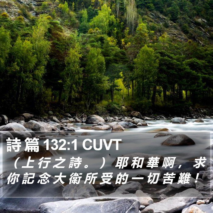 詩 篇 132:1 CUVT Bible Study