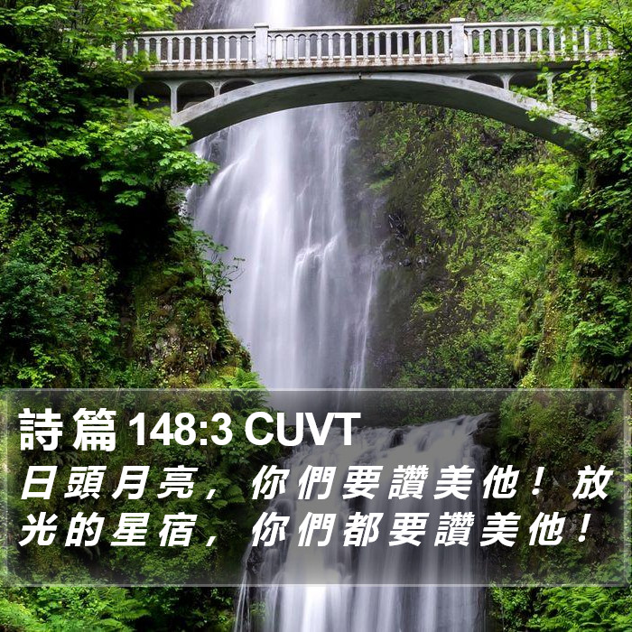 詩 篇 148:3 CUVT Bible Study