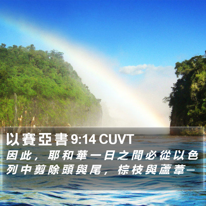 以 賽 亞 書 9:14 CUVT Bible Study