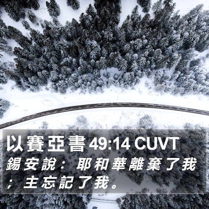 以 賽 亞 書 49:14 CUVT Bible Study
