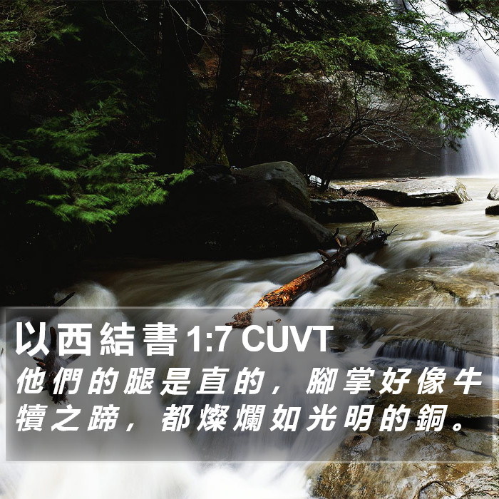 以 西 結 書 1:7 CUVT Bible Study