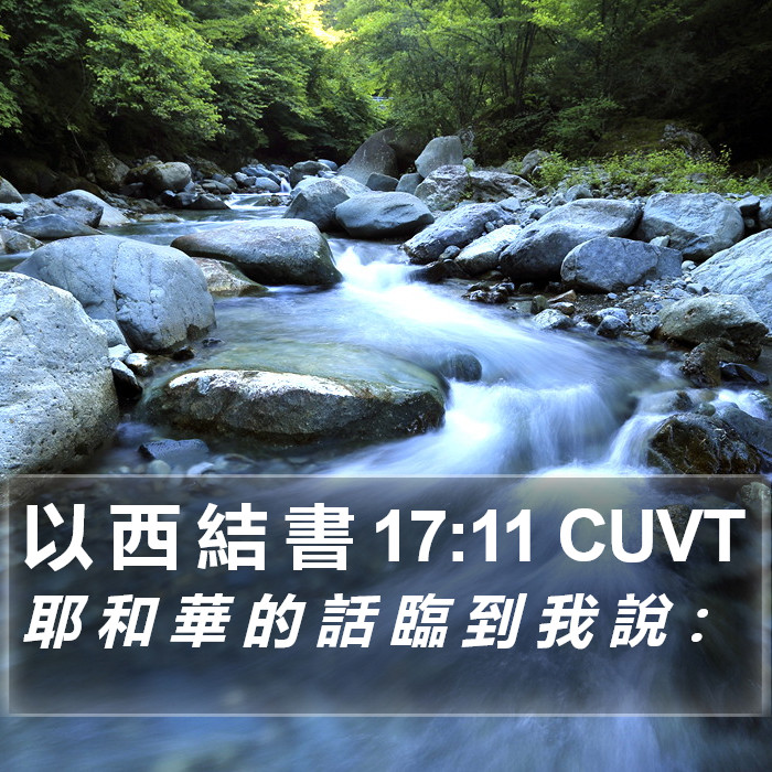 以 西 結 書 17:11 CUVT Bible Study