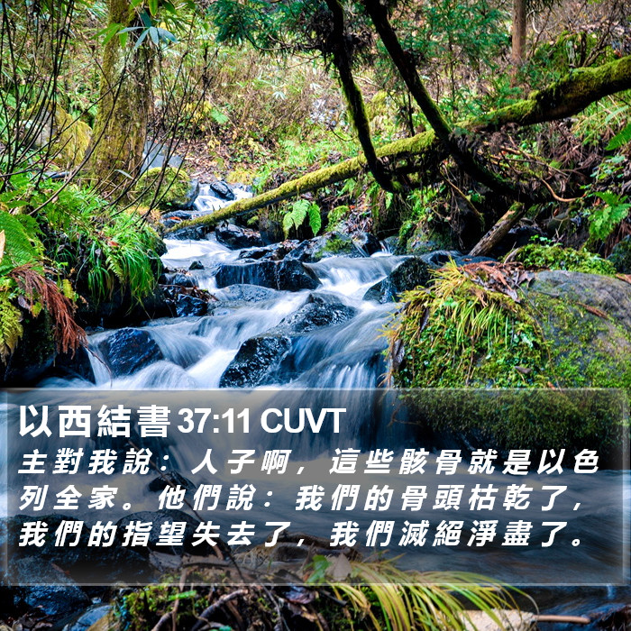 以 西 結 書 37:11 CUVT Bible Study