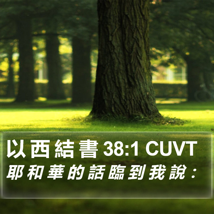 以 西 結 書 38:1 CUVT Bible Study