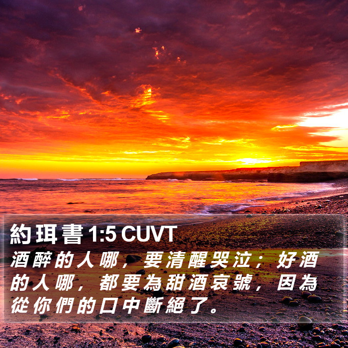 約 珥 書 1:5 CUVT Bible Study