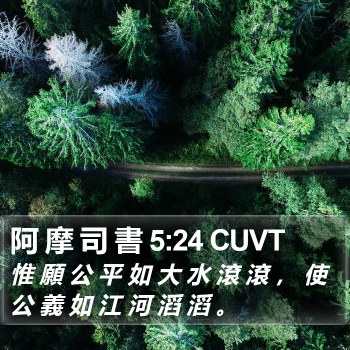 阿 摩 司 書 5:24 CUVT Bible Study