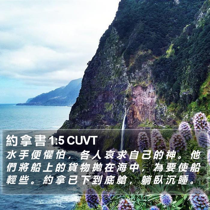 約 拿 書 1:5 CUVT Bible Study