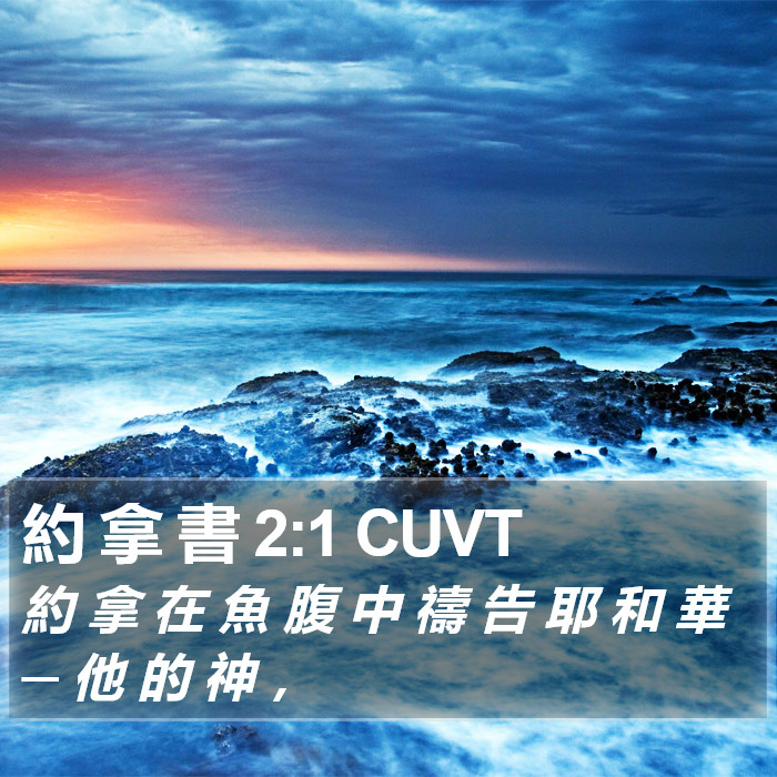 約 拿 書 2:1 CUVT Bible Study